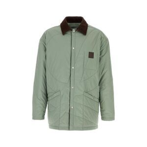 Loewe Men Mint Green Polyester Padded Jacket